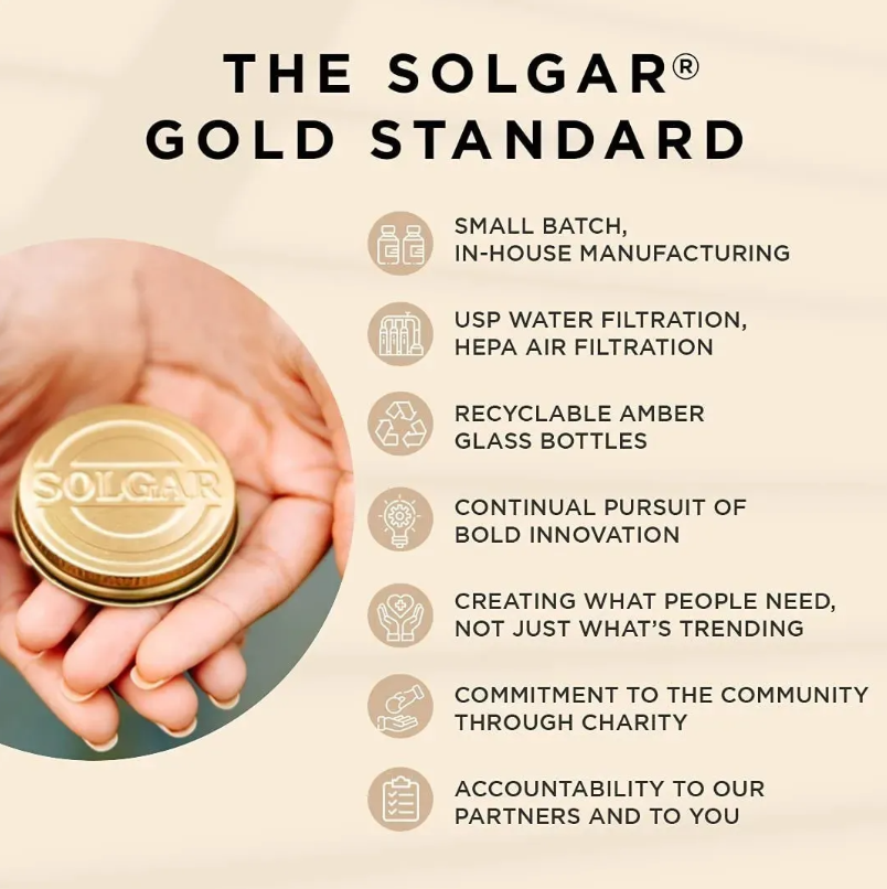 Citrato de Magnesio Solgar | Alta Absorción | 120 Tabletas