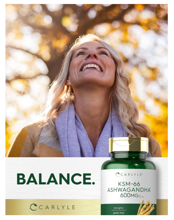KSM-66 Carlyle | Extracto de raíz de Ashwagandha | 600 mg | 120 Uds