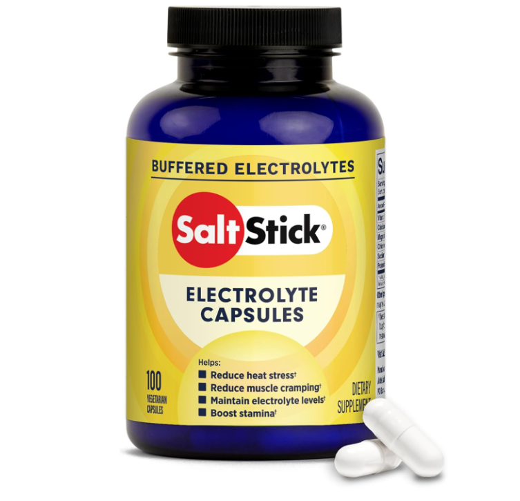 SaltStick | Cápsulas de electrolitos con vitamina D | 100 Uds