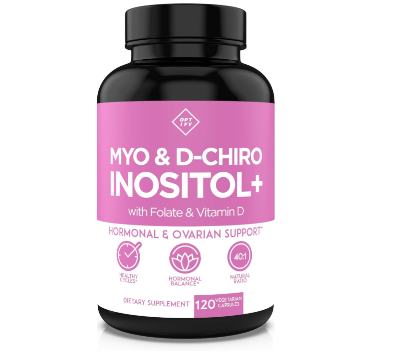 Mio-inositol y D-Chiro inositol | Proporción 40:1 más folato y vitamina D | 120 Uds