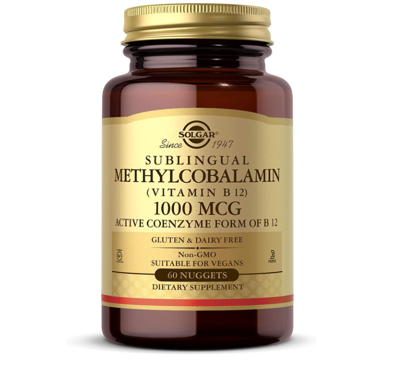 Metilcobalamina Solgar (Vitamina B12) | 5000 mcg | 60 Tabletas
