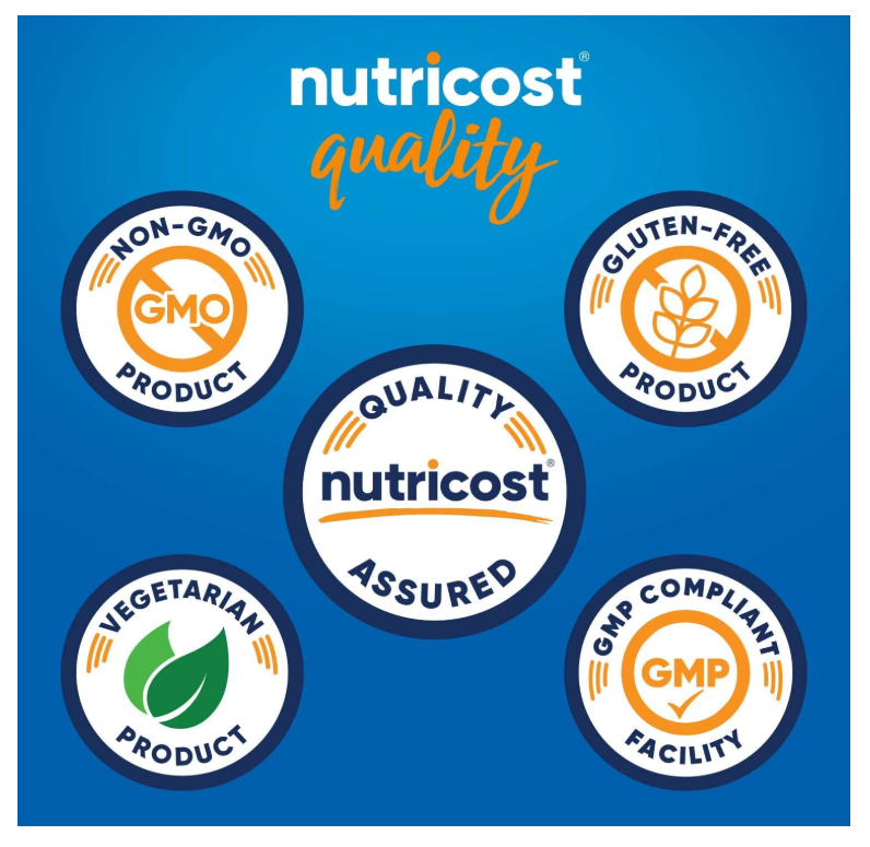 Vinagre de sidra de manzana Nutricost | 500 mg | 120 gomitas | sabor a manzana