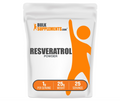 Resveratrol en Polvo BulkSupplements | 0.04 oz por porción, 25g (0.88 oz)