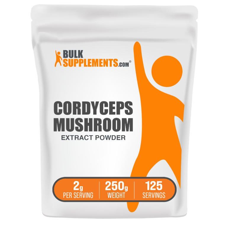 Cordyceps en Polvo Bulksupplements | 250g | 125 Porciones