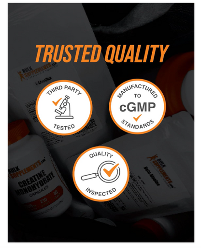 Glicina en polvo BulkSupplements | 3000 mg puro y sin gluten | 100 g (3.5 oz)