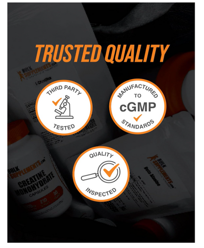 Taurina en Polvo Bulksupplements | Sin sabor y sin gluten | 2g por porción, 500g (1.1 lbs)