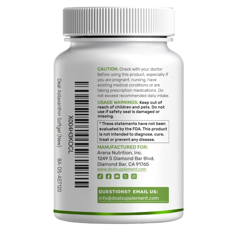 D Mannose Deal Supplent | 500mg | (2,000 mg por porción), 240 Cápsulas