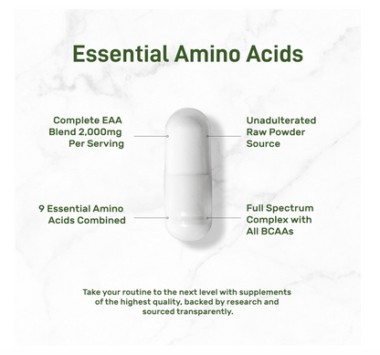 Amino Ácidos Esenciales (EAA) Deal Supplemet | 2000mg | 300 Cápsulas