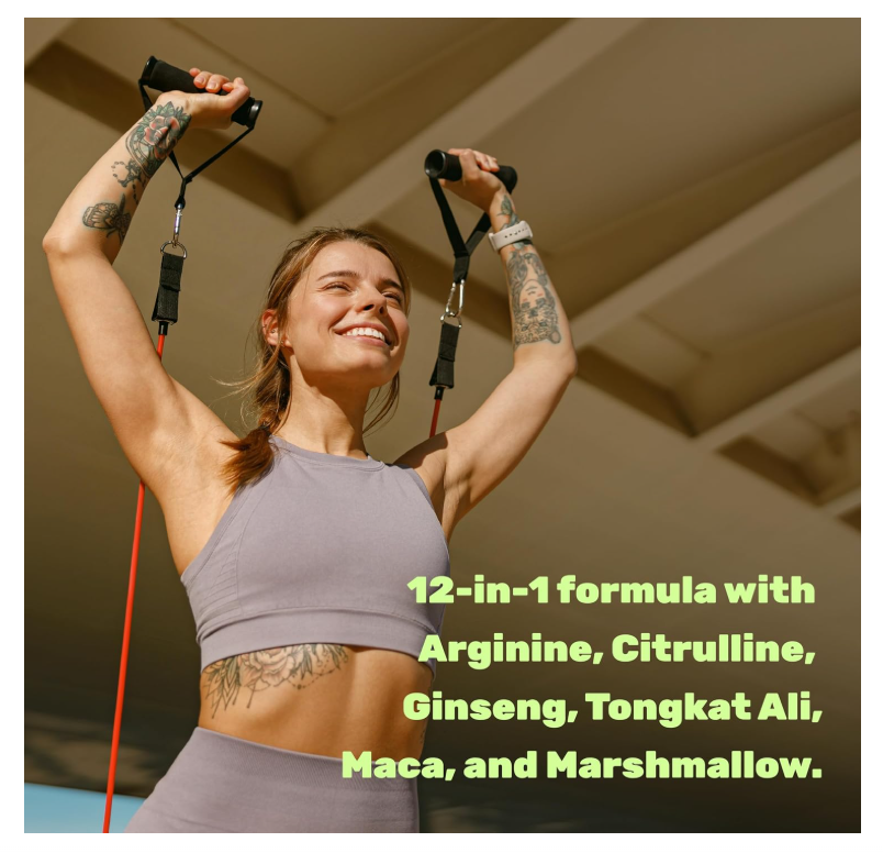 Óxido Nítrico 3000 mg Deal Supplment | 300 Cápsulas | Complejo 12 en 1 – Arginina, citrulina, ginseng rojo coreano, Tongkat Ali, raíz de maca