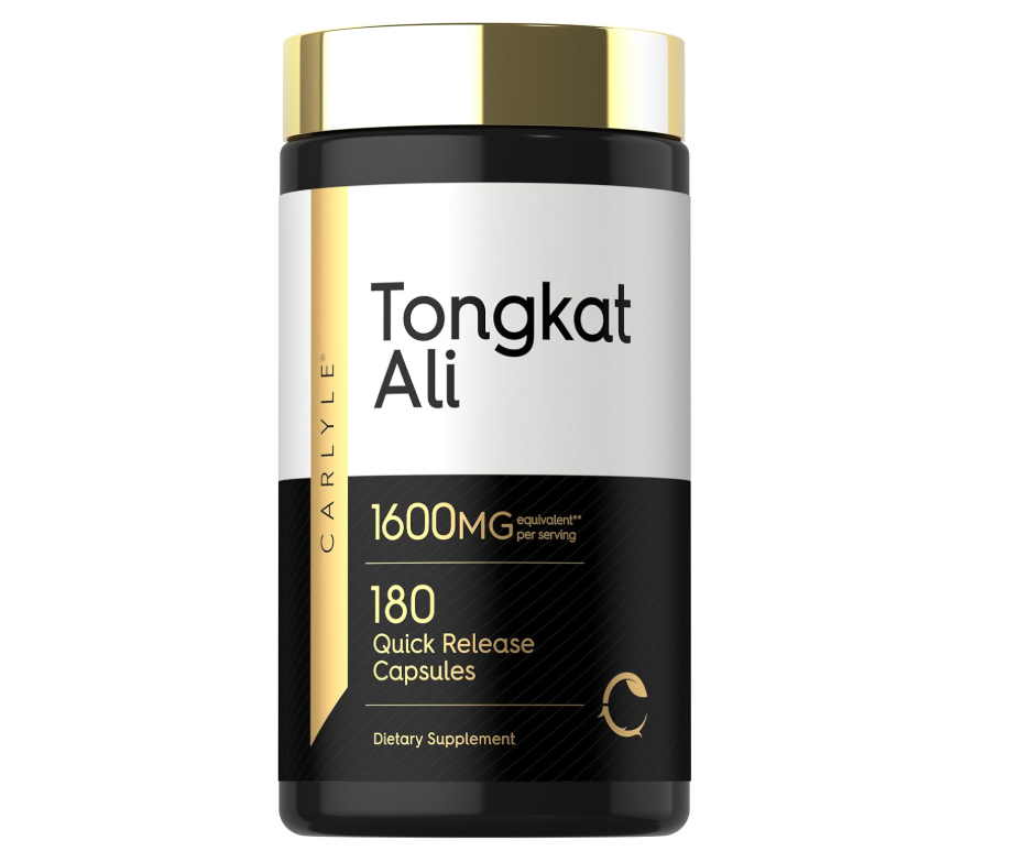 Tongkat Ali 1600 mg Carlyle  | 180 cápsulas | Sin OGM y sin gluten