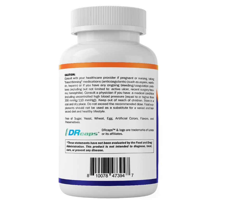 Serrapeptase Vitamatic | 240,000 SPU por porción | 120 cápsulas | Sin OGM | Fabricado en los Estados Unidos