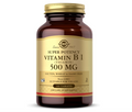 Vitamina B1 (Tiamina) Solgar  | 500 mg | 100 Tabletas | Metabolismo energético, sistema nervioso saludable | Sin OMG, vegano, sin gluten, sin lácteos