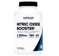 Óxido Nítrico 2250 mg Nutricost | 180 cápsulas | 750 mg por cápsula | 60 porciones | Sin gluten y sin OMG