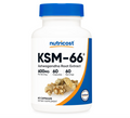 KSM-66 Nutricost  | Extracto de raíz de Ashwagandha 600 mg | 60 Cápsulas  con BioPerine