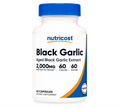 Ajo Negro Nutricost 2000mg | 60 Cápsulas | Vegano, sin gluten y sin OMG