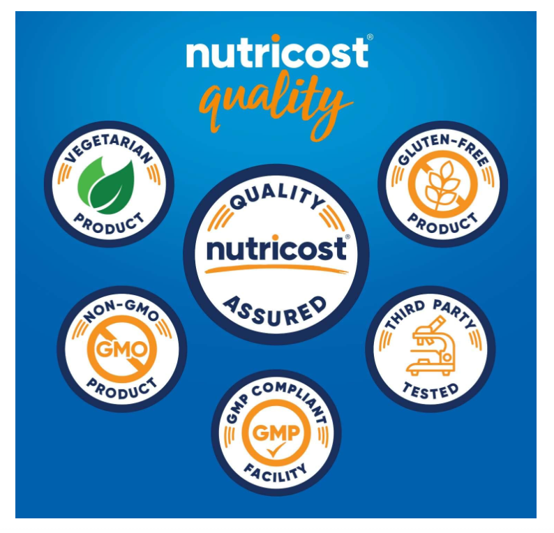 Taurato de Magnesio Nutricost | 1,500 mg | 240 Cápsulas | Sin gluten, sin OMG, Vegano