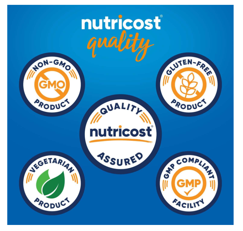 Flor de la Pasión Nutricost 1,500 mg | 120 Cápsulas | Sin gluten, sin OMG y apto para vegetarianos