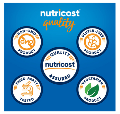 Policosanol Nutricost  40 mg | 120 Cápsulas | Sin gluten, sin OMG y apto para vegetarianos