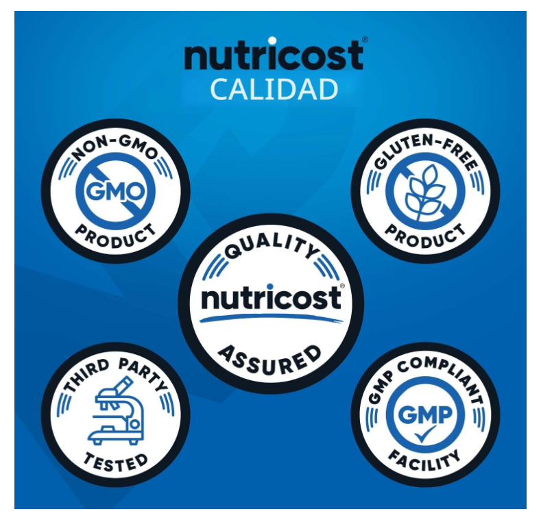 HMB (Beta-Hidroxi Beta-Metilbutirato)  Nutricost  | 1000 mg | 240 Cápsulas | Sin gluten y sin OGM