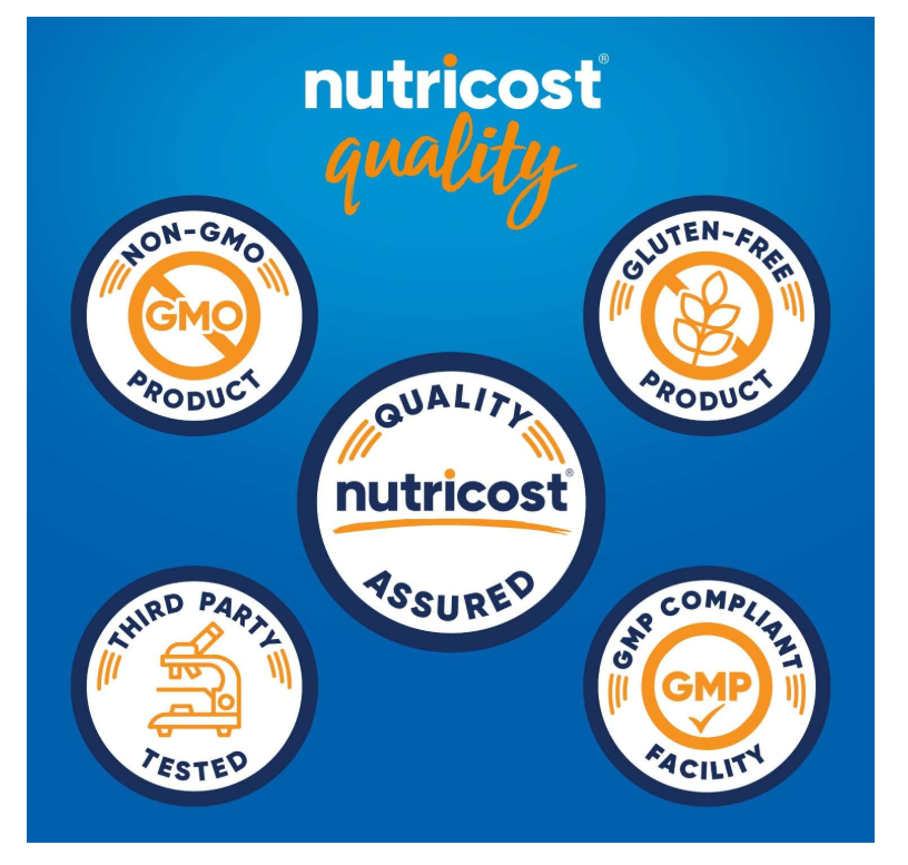 L-citrulina Nutricost  2500 mg | 120 Tabletas | Suplemento sin OMG y sin gluten