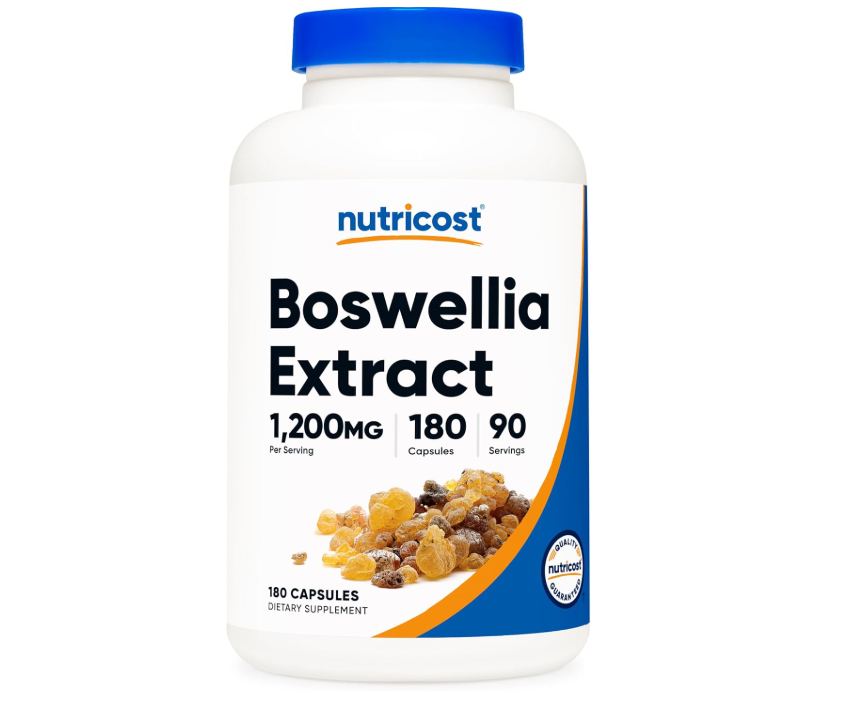 Boswellia Nutricost 1200mg | 180 Cápsulas Sin gluten y sin OMG