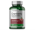 Arándano + Vitamina C Horbäach | 30,000 mg | 120 Cápsulas | Fórmula de Triple Potencia | Sin OMG