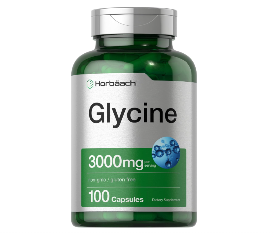 Glicina Horbäach  3000 mg | 100 Cápsulas  Sin OMG, Sin Gluten