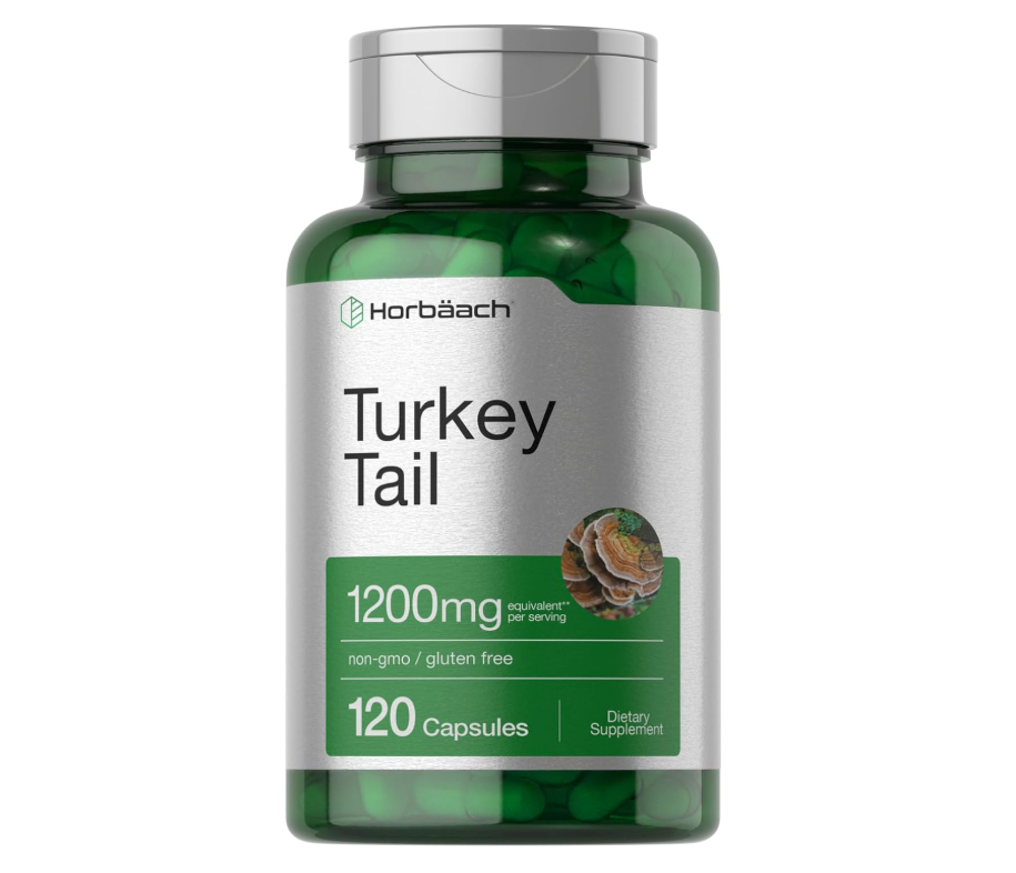 Cola de Pavo Horbäach | 1200mg | 120 Unidades | Extracto sin OMG y Sin Gluten