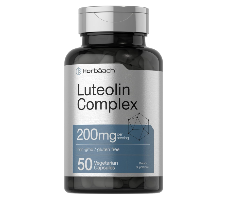 Luteolina Horbäach  | 200 mg | 50 Cápsulas | Complejo con Rutina | Vegetariano, sin OMG y sin Gluten