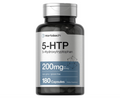 5HTP Horbäach 200 mg | 180 Cápsulas | 5 hidroxitriptófano | Griffonia Simplicifolia | Extra fuerte | Sin OMG, sin Gluten