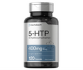 5HTP Horbäach | 400 mg | 120 Unidades | Extra Fuerte | Sin OMG, sin Gluten | 5 hidroxitriptófano