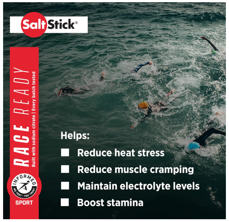 SaltStick Electrolitos con cafeína | Cápsulas de Sal, Alivio de Calambres, Recuperación Deportiva