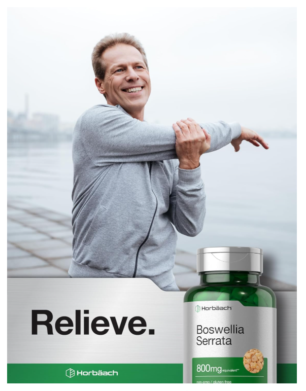 Boswellia Serrata Horbäach | 120 Cápsulas | Sin OMG, Sin Gluten