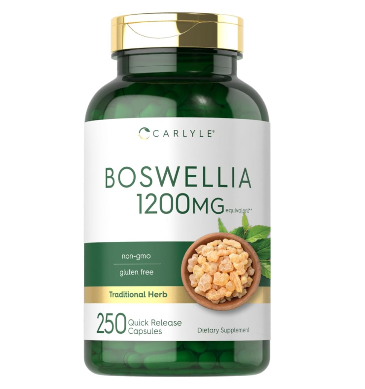 Boswellia Serrata Carlyle | 250 Cápsulas | Complejo con Pimienta Negra | Sin OMG, Sin gluten